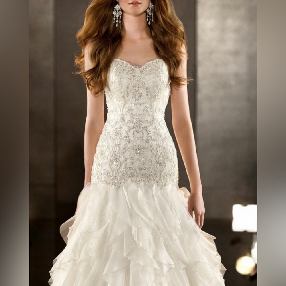 Martina Liana Ivory Strapless Dress